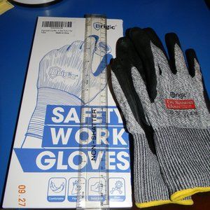 5 Safety, Work, Garden Gloves. Size XL. Level 5 Cut Resistant. Brand New!